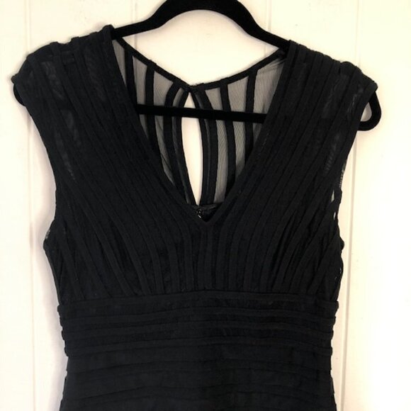 Adrianna Papell Womens Dress Shutter Pleat and Keyhole Back Size 4 - Picture 6 of 13